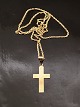 8 carat gold 
cross