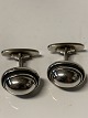 Georg Jensen Manchetknapper i sterling sølv 44B.
Mål 22,22 x 12,72 mm