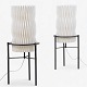 Tove & Edvard Kindt-Larsen.
Pair of table lamps on tripod base in black lacquered metal with white pleated 
shades.
1 pc. in stock
