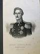 Ole Buus Larsen 
præsenterer: 
Litografi 
af Em. 
Bærentzen - 
Portræt af 
generalløjtnant 
og kammerherre 
Gerhard ...