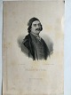 Ole Buus Larsen præsenterer: Litografi af Em. Bærentzen - Portræt af Operasanger Carlo Rocca 1843.
