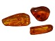 Collection of 10 pcs. amber with insects inside