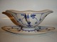 RC BLue Fluted Plain, Gravy Boat