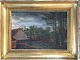 Maleri af 
Elisabeth Sofie 
Seidelin 1872 - 
- Landskab med 
...