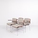 Osted Antik & 
Design 
præsenterer: 
Sæt Af 
Fire Konference 
Stole - 
Palisander & 
Lysegråt Stof - 
Duba - 1960erne
