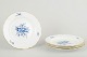 Meissen
4 
frokosttallerkener, 
 tidligt 
1900-tal.