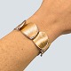 Ole Lynggaard; 
Bracelet in 14k 
gold and white 
gold, set ...