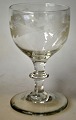 Dansk egeløvs 
glas, 19. årh.
