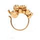 Aabenraa 
Antikvitetshandel 
præsenterer: 
Georg 
Jensen 
Moonlight Grape 
18kt guld ring 
med diamant. 
Ringstr. 55-56