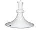 Holmegaard 
Large Etude lamp, white glass 38 cm.