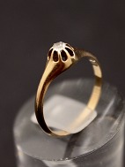 14 carat gold ring with diamond