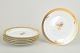 Royal CopenhagenGolden Basket, Set of 6 Lunch Plates.