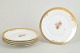 Royal CopenhagenGolden Basket, Set of 5 Lunch Plates.