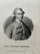Ole Buus Larsen præsenterer: Litografi af Em. Bærentzen - Portræt af Johan Friedrich Struensee.