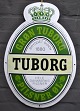 Pegasus – Kunst - Antik - Design præsenterer: Grøn Tuborg emaljeskilt, 20. årh. Danmark.