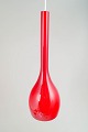 Skandinavisk kunstglas pendellampe.