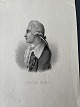 Ole Buus Larsen præsenterer: Litografi - Portræt af Hofmanden Lensgreve Enevold Brandt.