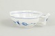 L'Art presents: Royal Copenhagen Blue Fluted Plain Leaf Dish w handle.