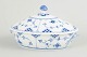 L'Art presents: Royal Copenhagen Blue Fluted Half Lace oval lidded tureen.