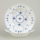 L'Art presents: Royal Copenhagen Blue Fluted Plain two deep plates.