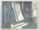 Robert Ladou, olie på lærred, fransk kunstner.