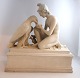 Ganymedes med Jupiters ørn. Gips figur. Længde 38 cm. ...