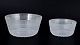 L'Art præsenterer: Oiva Toikka for Iittala Kastehelmi, sæt af to skåle.