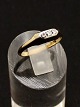 14 karat guld ring med 3 diamanter