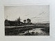 Ole Buus Larsen præsenterer: Radering af Louise Ravn-Hansen - Aften ved Sjællandsk bondegård 1889.