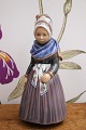 Dahl Jensen porcelæns figur af Fanø pige i egens ...