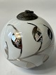Antik Huset præsenterer: RC, Mega Mussel Riflet sølv Julekugle med båndMål: Ø 6,2 cm