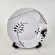 Kinnerup Antik & Porcelæn præsenterer: RC tallerken 620Sort Mega Riflet19 cm