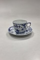 Danam Antik præsenterer: Royal Copenhagen Musselmalet Halvblonde Kaffekop No. 626
