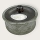 Glass bowl with silver-plated lidDKK 225