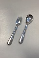 Danam Antik præsenterer: Georg Jensen Sølv Nordisk Salat Sæt No. 136