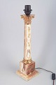 Stor italiensk alabast bordlampe.