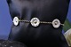 Antik Huset præsenterer: Sølvarmbånd fra Georg Jensen Daisy-serien, med margueritter i sterlingsølv, stemplet 925