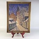Einar Gross akvarelAalborg motiv46x35 cm