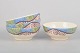 L'Art presents: Gien "Savane", set of four bowls.