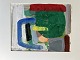 Ole Buus Larsen præsenterer: Gouache af den svenske kunstner Lars Bertle - Komposition. Naturindtryk I.