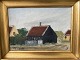 Ole Buus Larsen præsenterer: Maleri af Bent Trüch - Huse, Skagen 1976.