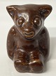 Antik Huset præsenterer: Bornholmsk keramik, L. Hjorth, Brun siddende bjørn.