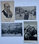 Reutemann Antik præsenterer: Fire postkort bl.a. Kong Christian X og Stauning