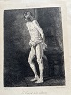 Radering af Eugéne Gaujean - Kristus ved Pælen.