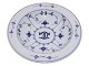 Antik K præsenterer: Musselmalet Riflet HotelporcelænSjældent grødfad med logo 21,0 cm. #2244