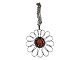 Jacob HullHuge pendant with orange middle and chain ...