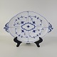 Kinnerup Antik & Porcelæn præsenterer: RC Fad 1/3Musselmalet Riflet32 cm