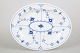 Royal Copenhagen Musselmalet Riflet, stort ovalt ...