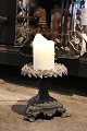 K&Co. præsenterer: Antik fransk art nouveau piedestal , lysestage holder til et bloklys...