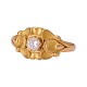 Aabenraa Antikvitetshandel præsenterer: Georg Jensen ring i 18kt guld dessinnr 272 med diamant. Ringstr. 52